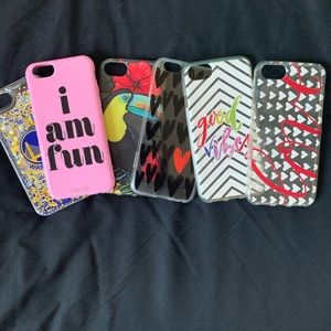 Set of six phone cases. Fit iPhone 6 or 6s